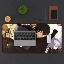 Load image into Gallery viewer, Darker Than Black Hei, Yin, Mao, Misaki Kirihara, Amber Mouse Pad (Desk Mat) With Laptop