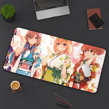 Load image into Gallery viewer, The Quintessential Quintuplets Miku Nakano, Itsuki Nakano, Nino Nakano, Yotsuba Nakano, Ichika Nakano Mouse Pad (Desk Mat) On Desk