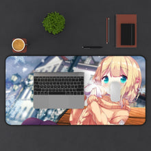 Load image into Gallery viewer, Is The Order A Rabbit? Mouse Pad (Desk Mat) With Laptop