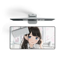 Load image into Gallery viewer, Anime Girl Mouse Pad (Desk Mat) On Desk