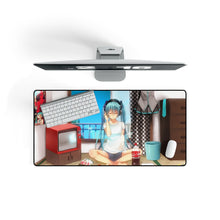 Load image into Gallery viewer, Hatsune Miku Mouse Pad (Desk Mat) On Desk