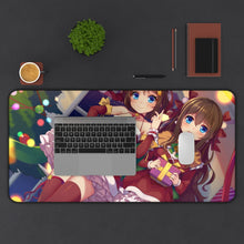 Load image into Gallery viewer, Anime Christmas Mouse Pad (Desk Mat) With Laptop