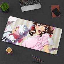 Load image into Gallery viewer, Guilty Crown Inori Yuzuriha, Hare Menjou Mouse Pad (Desk Mat) On Desk