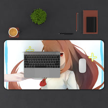 Load image into Gallery viewer, Spice And Wolf Mouse Pad (Desk Mat) With Laptop