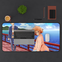 Load image into Gallery viewer, Beyond The Boundary Mouse Pad (Desk Mat) With Laptop