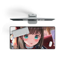 Load image into Gallery viewer, Anime Girl Mouse Pad (Desk Mat) On Desk