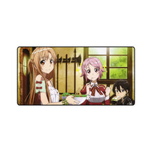 Load image into Gallery viewer, Asuna, Lisbeth and Kirito Mouse Pad (Desk Mat)