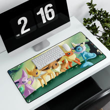 Load image into Gallery viewer, Eeveelution Mouse Pad (Desk Mat) With Laptop