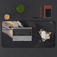 Load image into Gallery viewer, Darker Than Black Hei Mouse Pad (Desk Mat) With Laptop