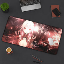 Load image into Gallery viewer, Guilty Crown Inori Yuzuriha Mouse Pad (Desk Mat) On Desk