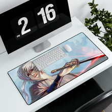 Load image into Gallery viewer, Gintama Gintoki Sakata Mouse Pad (Desk Mat) With Laptop
