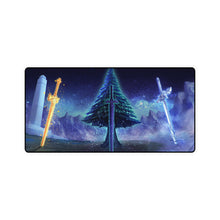 Load image into Gallery viewer, Kirito's, Eugeo's and Alice's swords Mouse Pad (Desk Mat)