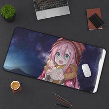 Load image into Gallery viewer, Laid-Back Camp Mouse Pad (Desk Mat) On Desk