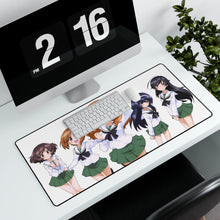 Load image into Gallery viewer, Girls und Panzer Mouse Pad (Desk Mat) With Laptop