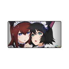 Load image into Gallery viewer, Makise and Mayuri Cosplay Mouse Pad (Desk Mat)