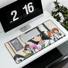 Load image into Gallery viewer, Girls und Panzer Mouse Pad (Desk Mat) With Laptop