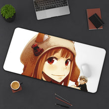 Load image into Gallery viewer, Spice And Wolf Mouse Pad (Desk Mat) On Desk