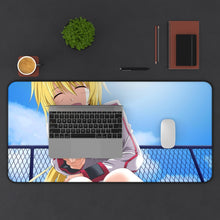 Load image into Gallery viewer, Infinite Stratos Charlotte Dunois Mouse Pad (Desk Mat) With Laptop
