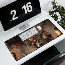 Load image into Gallery viewer, Blue Period Mouse Pad (Desk Mat) With Laptop