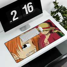 Load image into Gallery viewer, Luffy Help me Mouse Pad (Desk Mat) With Laptop