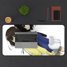 Load image into Gallery viewer, Mei Misaki and her twin sister official art Mouse Pad (Desk Mat) With Laptop