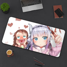 Load image into Gallery viewer, Miss Kobayashi's Dragon Maid Kanna Kamui, Kobayashi San Chi No Maid Dragon, Riko Saikawa Mouse Pad (Desk Mat) On Desk