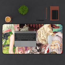 Load image into Gallery viewer, Goblin Slayer Dwarf Shaman, Goblin Slayer, High Elf Archer, Lizard Priest, Priestess Mouse Pad (Desk Mat) With Laptop