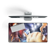 Load image into Gallery viewer, Pikachu Vs Charizard Mouse Pad (Desk Mat) On Desk