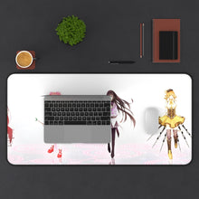 Load image into Gallery viewer, Puella Magi Madoka Magica Homura Akemi, Madoka Kaname, Mami Tomoe Mouse Pad (Desk Mat) With Laptop