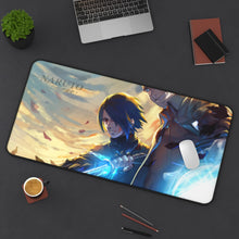 Load image into Gallery viewer, Naruto & Sasuke Mouse Pad (Desk Mat) On Desk