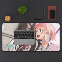Load image into Gallery viewer, My Teen Romantic Comedy SNAFU Yukino Yukinoshita, Yui Yuigahama Mouse Pad (Desk Mat) With Laptop