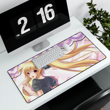 Load image into Gallery viewer, Magical Girl Lyrical Nanoha Mouse Pad (Desk Mat) With Laptop