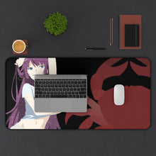 Load image into Gallery viewer, Monogatari (Series) Mouse Pad (Desk Mat) With Laptop