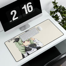 Load image into Gallery viewer, Girls und Panzer Mouse Pad (Desk Mat) With Laptop