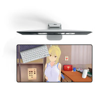 Load image into Gallery viewer, Is It Wrong to Try to Pick Up Girls in a Dungeon? Mouse Pad (Desk Mat) On Desk