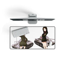 Load image into Gallery viewer, Girls und Panzer Mouse Pad (Desk Mat) On Desk