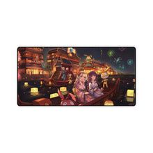 Load image into Gallery viewer, Anime Girls, Kimono, Festival, Night, Fireworks, Honkai Impact 3rd, Mouse Pad (Desk Mat)