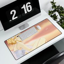 Load image into Gallery viewer, Hanasaku Iroha Mouse Pad (Desk Mat) With Laptop