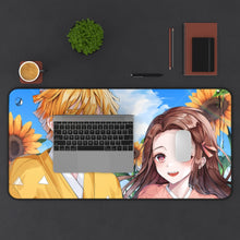 Load image into Gallery viewer, Nezuko Kamado Zenitsu Agatsuma Mouse Pad (Desk Mat) With Laptop