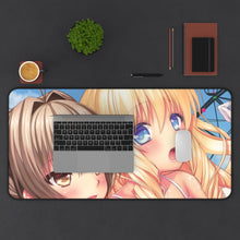 Load image into Gallery viewer, Amagi Brilliant Park Isuzu Sento, Latifa Fleuranza Mouse Pad (Desk Mat) With Laptop