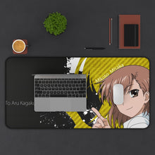 Load image into Gallery viewer, A Certain Scientific Railgun Mikoto Misaka Mouse Pad (Desk Mat) With Laptop