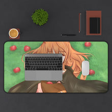 Load image into Gallery viewer, Spice And Wolf Mouse Pad (Desk Mat) With Laptop