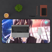 Load image into Gallery viewer, Yū Otosaka pose Mouse Pad (Desk Mat) With Laptop