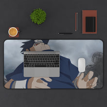 Load image into Gallery viewer, Sasuke Uchiha Mouse Pad (Desk Mat) With Laptop