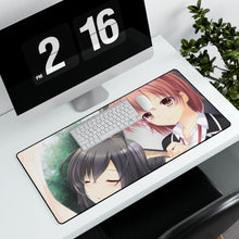 Load image into Gallery viewer, My Teen Romantic Comedy SNAFU Yukino Yukinoshita, Yui Yuigahama Mouse Pad (Desk Mat) With Laptop