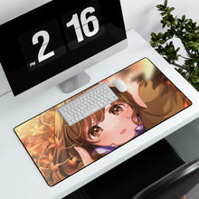 Load image into Gallery viewer, Anime Girl Mouse Pad (Desk Mat) With Laptop