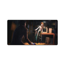 Load image into Gallery viewer, Okabe and Kurisu Time Jump Mouse Pad (Desk Mat)