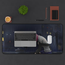 Load image into Gallery viewer, Crying girl Mouse Pad (Desk Mat) With Laptop