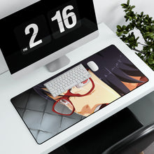 Load image into Gallery viewer, Sarada Uchiha Mouse Pad (Desk Mat) With Laptop