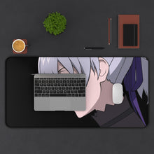 Load image into Gallery viewer, Darker Than Black Yin Mouse Pad (Desk Mat) With Laptop
